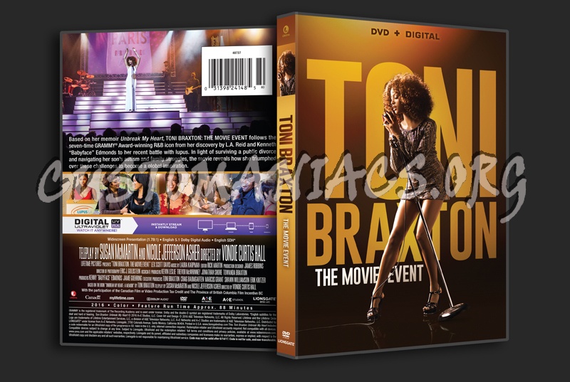 Toni Braxton The Movie Event dvd cover