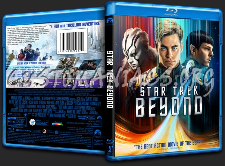Star Trek Beyond blu-ray cover