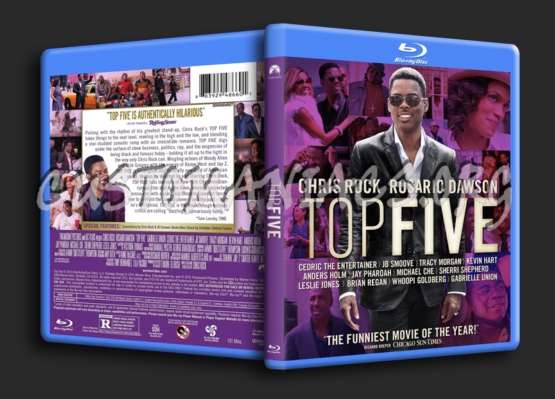Top Five blu-ray cover