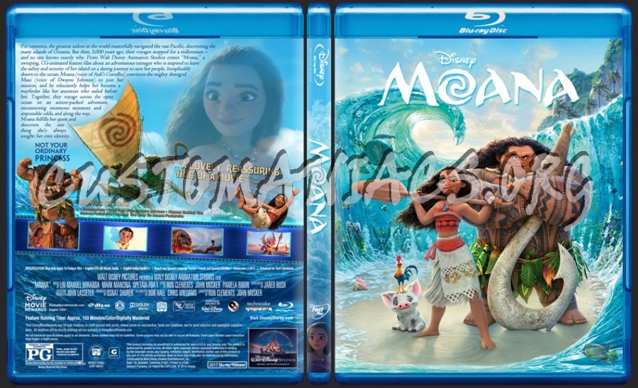 Moana dvd cover