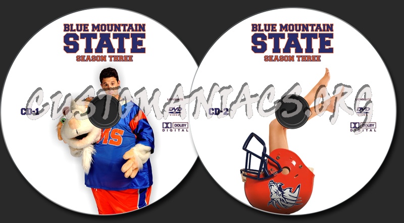 Blue Mountain State (Season 3) dvd label