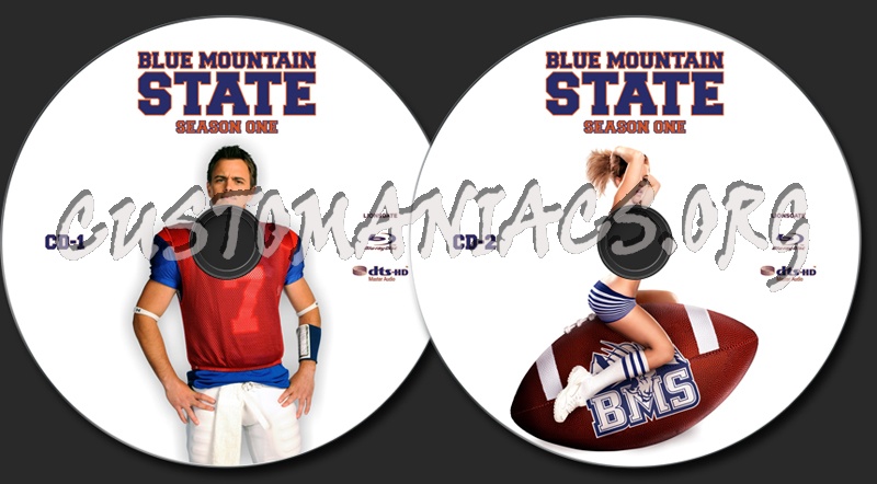 Blue Mountain State (Season 1) blu-ray label
