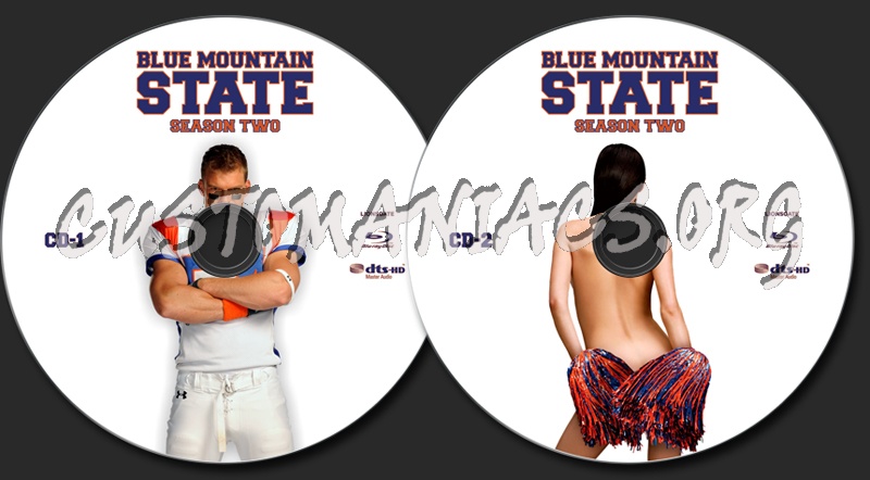 Blue Mountain State (Season 2) blu-ray label