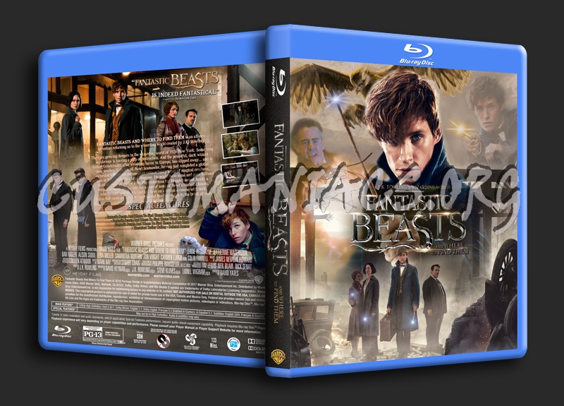 Fantastic Beasts And Where To Find Them dvd cover