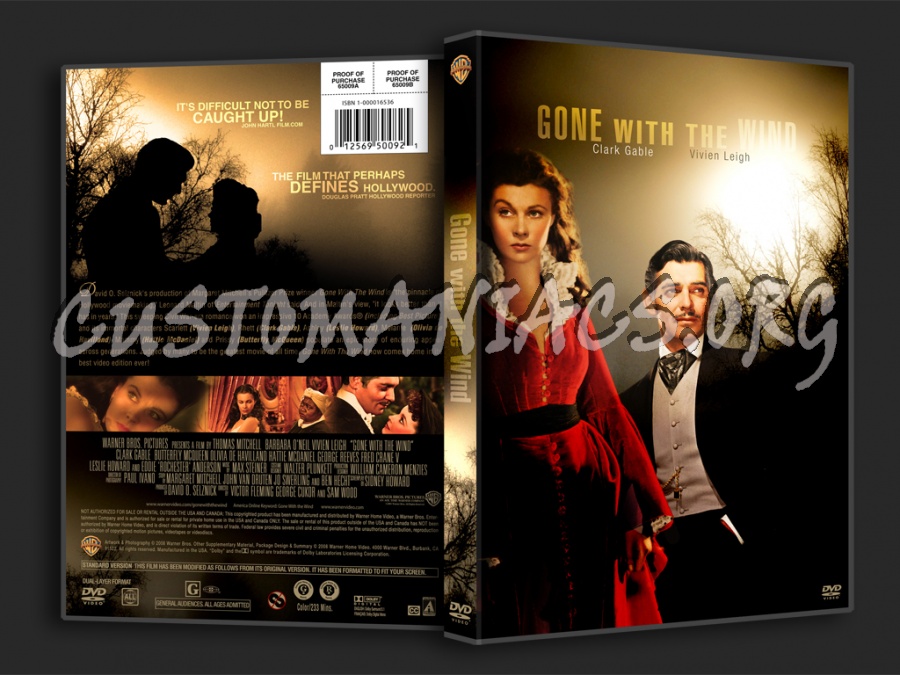 Gone With The Wind dvd cover