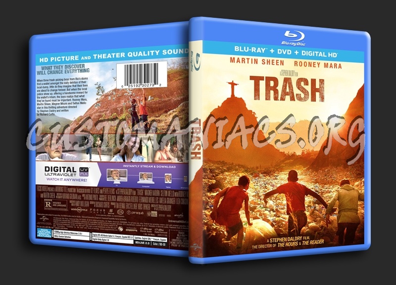 Trash blu-ray cover