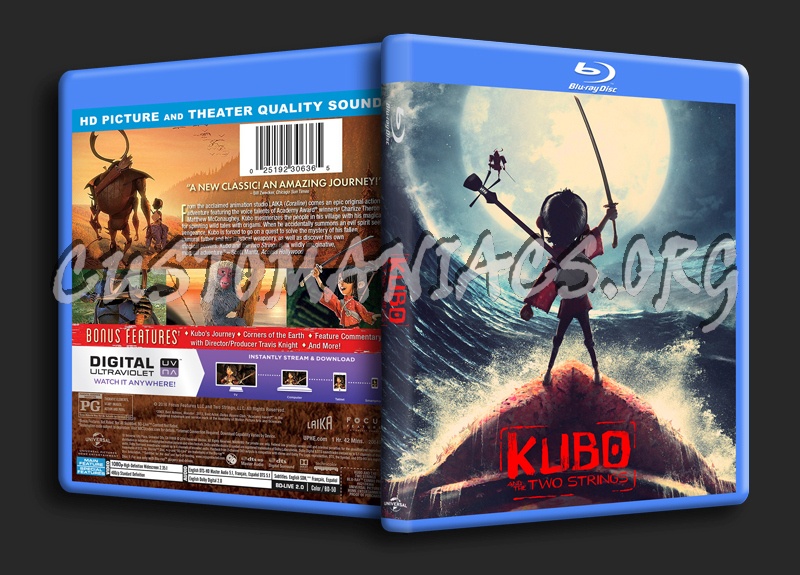 Kubo and the Two Strings blu-ray cover