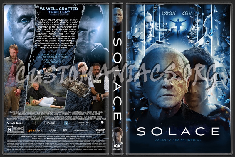 Solace (2015) dvd cover