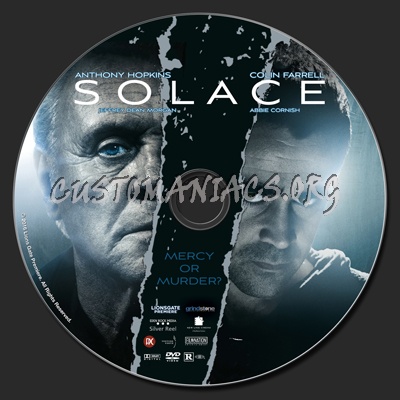 Solace (2015) dvd label