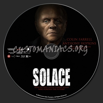 Solace (2015) blu-ray label