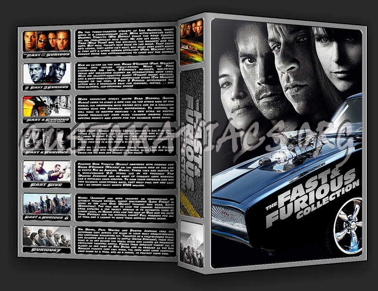 The Fast and the Furious Collection dvd cover