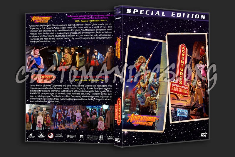 Adventures in Babysitting Double dvd cover