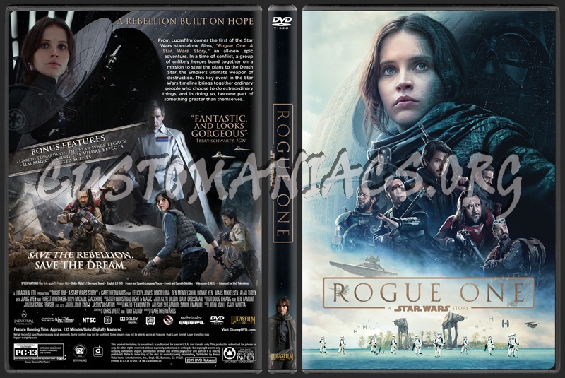 Rogue One: A Star Wars Story dvd cover