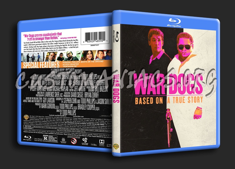 War Dogs blu-ray cover
