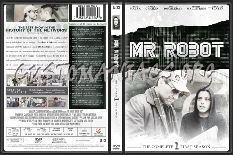 Mr. Robot Season 1 dvd cover