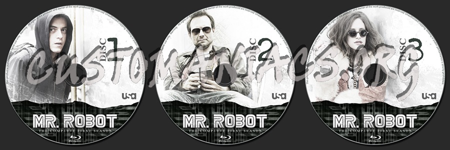 Mr. Robot Season 1 blu-ray label