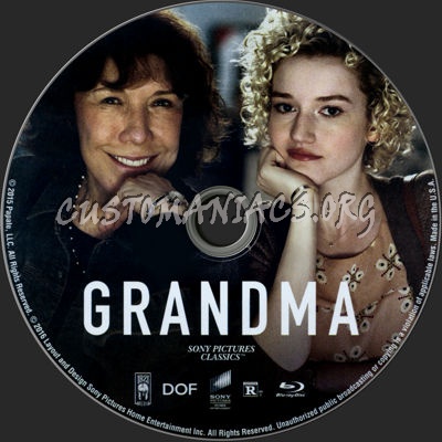 Grandma blu-ray label