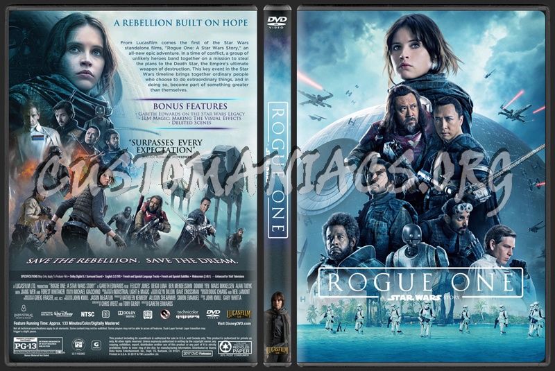 Rogue One: A Star Wars Story dvd cover