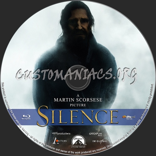 Silence blu-ray label