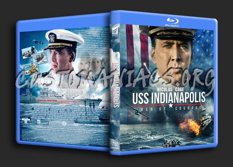 USS Indianapolis: Men Of Courage dvd cover