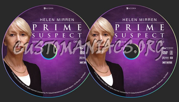 Prime Suspect - Series 6 dvd label