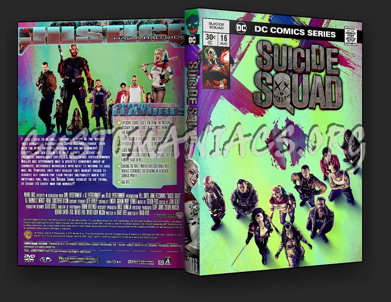 Suicide Squad dvd cover