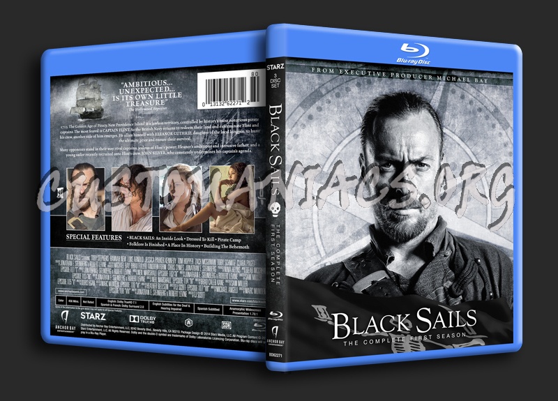 Black Sails (Season 1) blu-ray cover