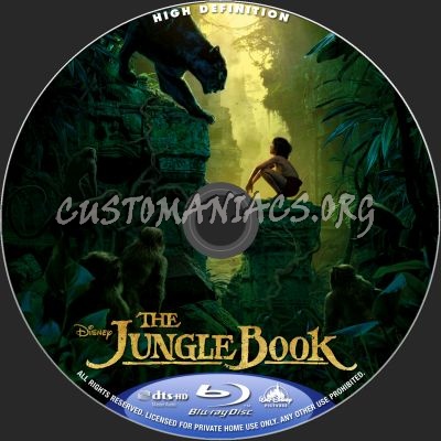 The Jungle Book (2016) blu-ray label - DVD Covers & Labels by ...