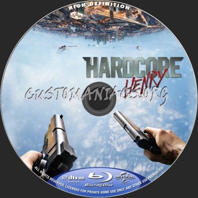 Hardcore Henry blu-ray label