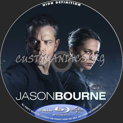 Jason Bourne blu-ray label