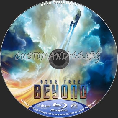 Star Trek - Beyond blu-ray label