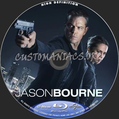 Jason Bourne blu-ray label