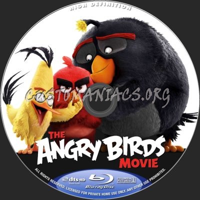 The Angry Birds Movie blu-ray label