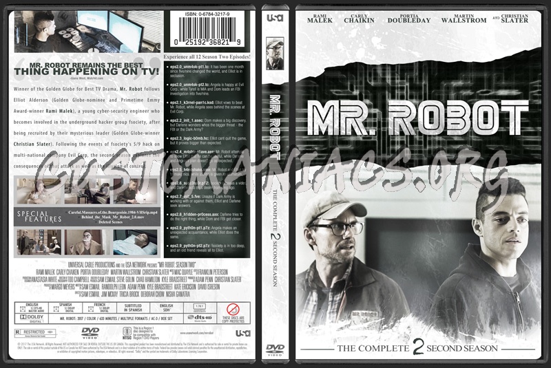 Mr. Robot Season 2 dvd cover