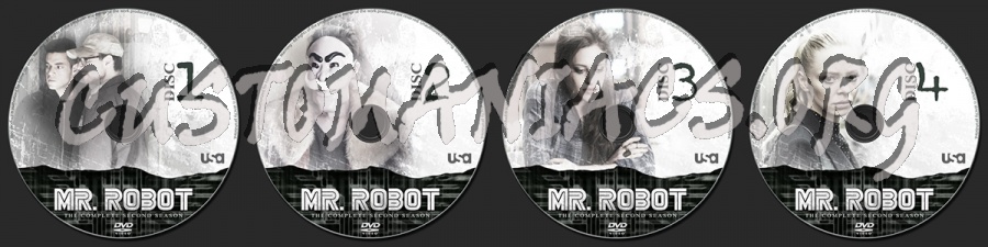 Mr. Robot Season 2 dvd label