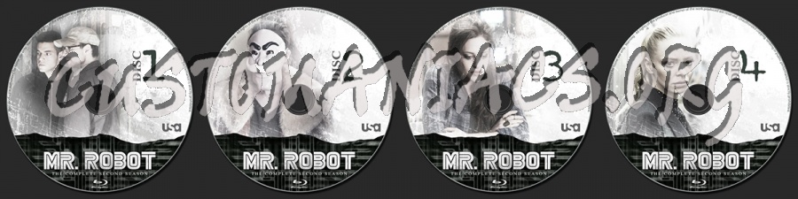 Mr. Robot Season 2 blu-ray label