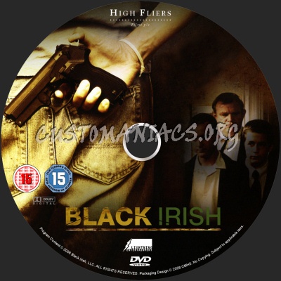 Black Irish dvd label