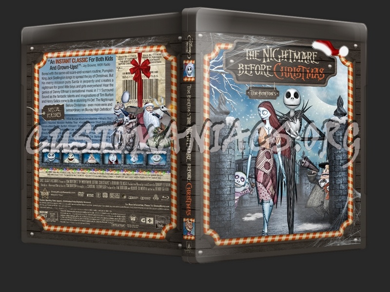 The Nightmare Before Christmas blu-ray cover