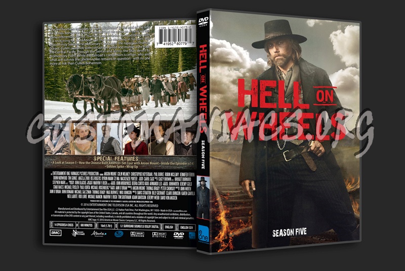 Hell on Wheels Season 5 dvd cover