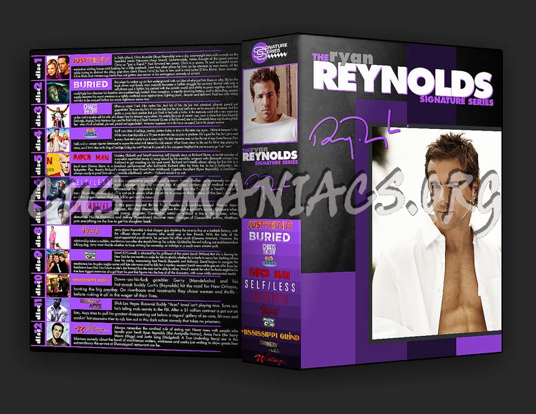 The Signature Series - Ryan Reynolds dvd cover
