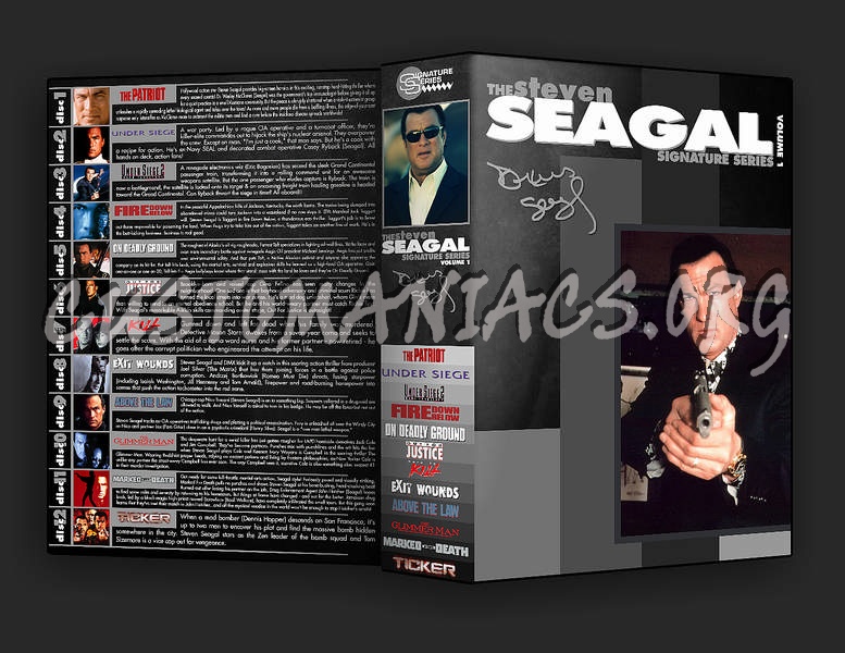 The Signature Series - Steven Seagal Volume 1 dvd cover