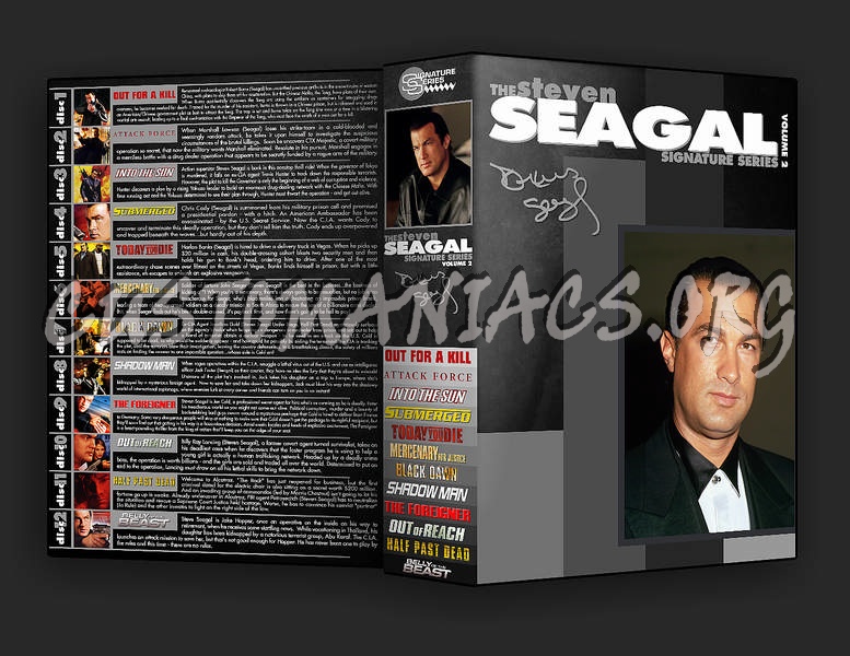 The Signature Series - Steven Seagal Volume 2 dvd cover