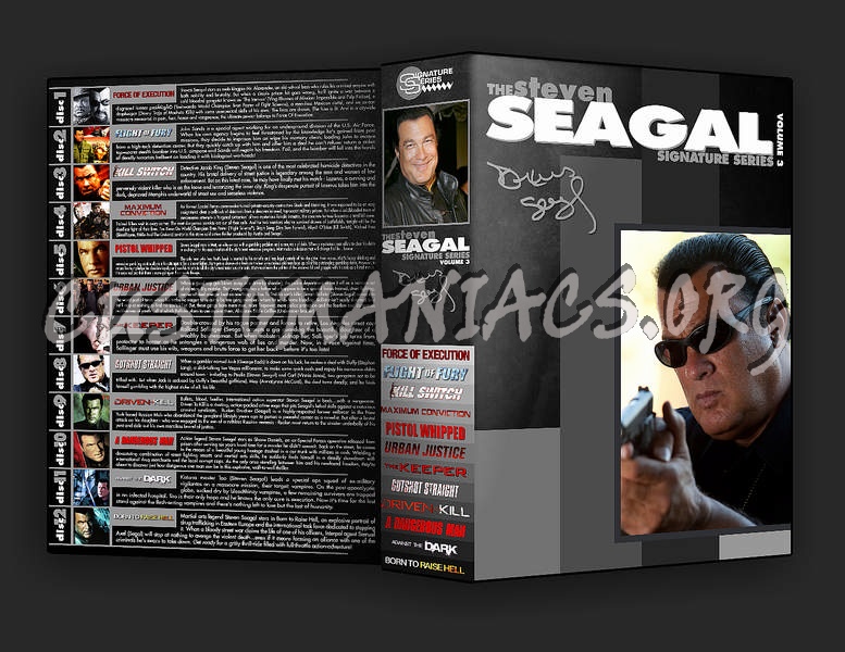 The Signature Series - Steven Seagal Volume 3 dvd cover