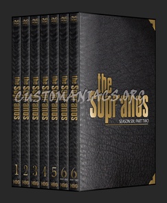 The Sopranos Seasons 1-6 dvd cover