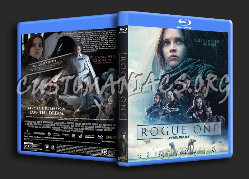 Rogue One: A Star Wars Story dvd cover