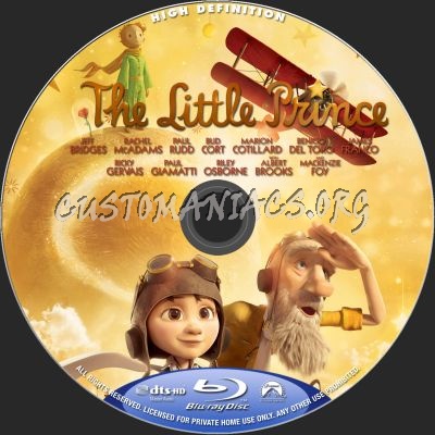 The Little Prince blu-ray label