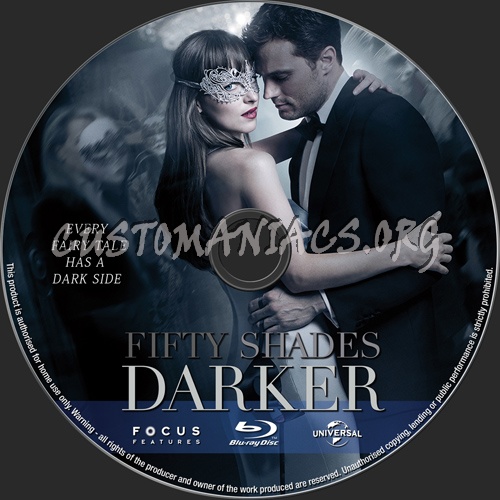 Fifty Shades Darker blu-ray label