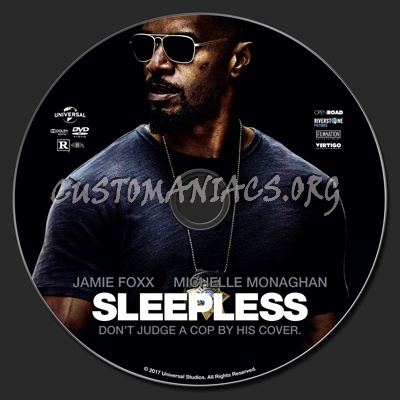 Sleepless dvd label