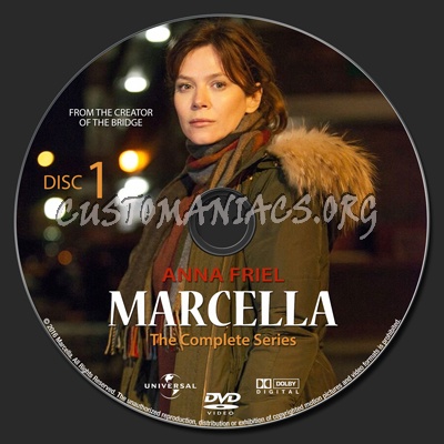 Marcella dvd label