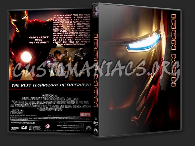 Iron Man dvd cover